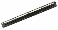 Leviton 5G270-U24 GigaMax 5E QuickPort Patch Panel, 24-Port, 1RU, Cat 5E, Cable Management Bar Included