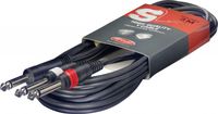 Stagg SYC3/P2P E S-Series Male Jack to Male Jack Y-Cable - 10ft.