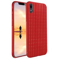 iPhone XR Silicone Case, Soft TPU Bumper Slim Fit Heat Dissipation Ultra-Thin Lightweight Shockproof Cover for iPhone XR (Red)