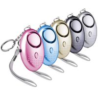 Deeram 5 Pack 145DB Emergency Personal Alarm Self-Defense Security Alarm Keychain with Bright LED Light Perfect for Women Kids and Elders, 5 Colors