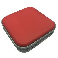 Twinsisi Portable Plastic 40 CD DVD VCD Case Storage Bag Organizer Wallet Holder Album Box for Car, Home, Office and Travel (red)