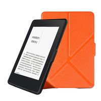 Protective Kindle Case, Egmy Popular Magnetic Auto Sleep PU Leather Cover Case For 2016 Kindle Paperwhite (7th Generation) 6 inch +Free Gift (Orange)