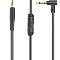 Bingle Replacement Audio Cable Cord with Upgraded Inline Mic/Remote Control for Bose QC25, QC35, QuietComfort 25/35, On-Ear 2, OE2, OE2i, SoundLink, SoundTrue Headphones (Black)