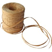 Creatrill 218 Yards Raffia Paper Craft Ribbon Packing Paper Twine, 1/4 Inch by 218 Yards (Kraft)