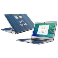 MightySkins Skin Compatible with Acer Chromebook 15" (2018) - Time Lord Box | Protective, Durable, and Unique Vinyl Decal wrap Cover | Easy to Apply, Remove, and Change Styles | Made in The USA