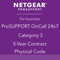 NETGEAR ProSUPPORT, 5-Year 24x7 On Call Support, Category 3 (PMB0353P)