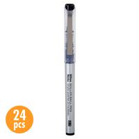 CTG, Roller Ball Pens, 8 inches, Black, 24 Pieces