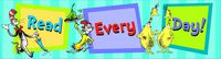 Eureka Dr. Seuss 'Read Every Day' Back to School Classroom Decoration, 12'' x 45''