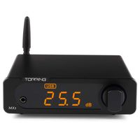 Topping MX3 TDA7498E Mini Multifunction Bluetooth Digital HiFi Headphone Amp Audio Amplifier 40w 2 USB Coaxial Fiber DAC Decoder Amplifiers(Black)