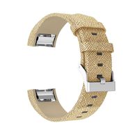 Leather Bnad straps, RTYou(TM) Hot Sales Fitbit Charge 2 Strap,Classic Leather Wristband With Metal Connectors For Fitbit Charge 2 (Gold)