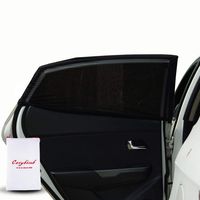 Cozybiub Premium 2 Pack Car Side Window Sun Shades Protects Baby,Kids,Pets Super Large XL Size Cover Windows Up to 49x26 Inch,Fits Large Car SUVS and Small Vans/Trucks