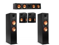 Klipsch RP-280F 5.0 Home Theater System with 2 RP-280F, 1 RP-450C, 2 250S - Ebony