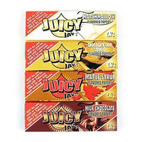 Juicy Jays Flavoured Rolling Papers 1 1/4 4 Pack (Marshmallow, Chocolate Chip Cookie, Maple Syrup, Milk Chocolate)