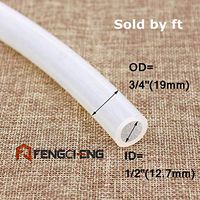 Casavidas Silicone Tubing 1/2" ID x 3/4" OD, food grade, homebrew hose