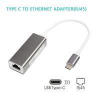 USB-C to Ethernet Adapter,1000M USB C to RJ45 Gigabit Ethernet LAN Network Adapter Cable, Compatible for iPad Pro 2018, MacBook Pro, Surface Book and More-Space Gray (1000M-Space Gray)