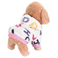 Howstar Pet Clothes, Puppy Soft Warm Hoodie Coat Lovely Doggie Apparel (Pink, XL)