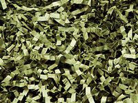 Cutdek Olive Green Small Box Aqua Blue Gift Basket Box with Crinkle Paper Shred