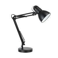 Globe Electric 5698601 Heavy Base Architect Desk Lamp, 33.86-Inch, Black Swing Arm
