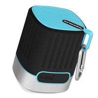 BREEZELIFE Portable Bluetooth Speaker4.2 Waterproof IPX4,SOS Alarm LED Camping Lights with 10 Hour Playtime,Rugged Shockproof Shower Speaker