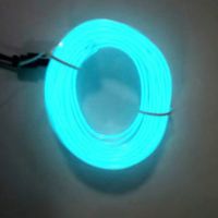 Foreverharbor 3M Car Interior Light Strip 12V LED Cold Lights Flexible Neon EL Wire Auto Lights Strip Line Interior Decoration Strips Lamp