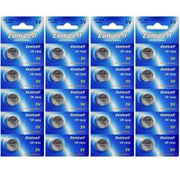 Eunicell CR1632 Lithium Blister Pack 3V 3 Volt Coin Cell Batteries (20 pcs)