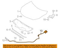 Nissan Cable Assy Hood