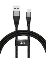 [6.6ft Black] ZMI Hi-Tension USB-C to USB Cable, Braided