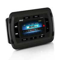 Pyle PATVR14 Marine Bluetooth Audio/Video Receiver - Water Resistant A/V Stereo Headunit, Color LCD Display, USB Reader