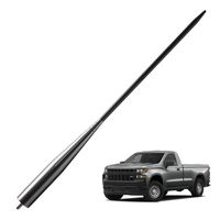 JAPower Replacement Antenna Compatible with Chevy Silverado 1500 1985-2019 | 13 inches - Titanium Black