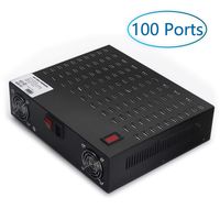 Mixilin USB Charging Station,2019 100 Ports USB Power Station Multi Port USB Wall Charger Adapter Phone Noninterference Multiport Desktop USB Rapid Charger Hotel School Shopping malls