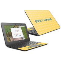 MightySkins Skin Compatible with HP Chromebook 11 G6 11.6" (2018) - Dogs Over Humans | Protective, Durable, and Unique Vinyl Decal wrap Cover | Easy to Apply, Remove | Made in The USA