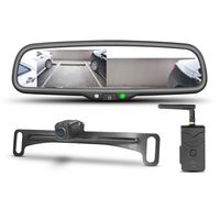 iMirror AWI Wireless Backup Camera kit, Rearview Mirror with Automobile Original Design Monitor and IP68 Waterproof Night Vision Rear View Camera, No delay, No Interference, Adapt to All Models