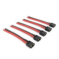 Lumenier Black XT60 Lipo Pigtail 12AWG (5pcs) FPV Drone Racing