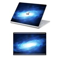 MasiBloom 2 in 1 Full Body Protector Sticker Decal Protective Laptop Cover Skin for 13" 13.5 inch Microsoft Surface Book 2 (2017 Released) (for 13.5" Surface Book 2, Nebula)