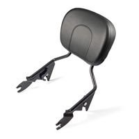 PBYMT Detachable Sissy Bar Passenger Rear Backrest Compatible for Harley Touring Street Glide Road King Electra Glide 2009-2020