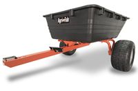 Agri-Fab 45-0529 ATV Swivel Dump Cart, 17 cu. ft, Orange/Black