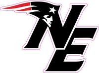 Football Decal 17" for Cornhole Wall Car Patriots