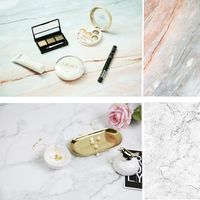 Selens 22x35 Inch (56x88cm) Double Sided of Cracked Marble Texture Background Flat Lay Tabletop Photography Backdrop for Food, Jewelry, Cosmetics, Small Product, Photo Pros and more