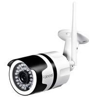 Faleemi HD Outdoor/Indoor Weatherproof WiFi Security Camera, Front Door IP Bullet Video Surveillance Wireless with Memory Card Slot, Motion Detection, Night Vision for Home/Porch/Garage Camera FSC761