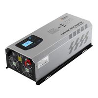 AMPINVT 5000W Peak 15000watts Pure Sine Wave Power Inverter Charger, DC 48V to AC 110V Off Grid Low Frequency Solar Inverter for Lithium, Sealed,AGM, Gel,and Flooded Batteries