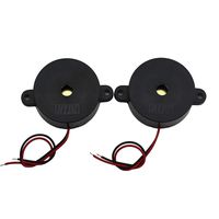 ToToT 2PCS DC 3-24V Active Piezo Buzzer Electronic Buzzerphone Beep Tone Speaker Alarm Intermittent Sound