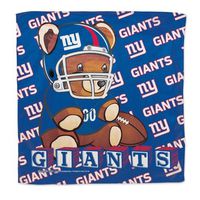 New York Giants / Littlest Fan NFL Burp Cloth 16" x 16"