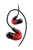 Pioneer Hi-Res in-Ear Ergonomic Tangle Resistant Headphones, Red SE-CH5T(R)
