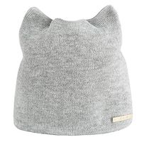 Bolayu Women Autumn and Winter Beanie Hat Russian Caps Warm Cat Hats Earmuffs Hat (Gray)