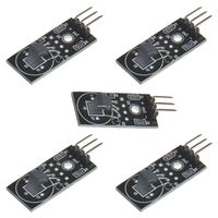 Anmbest 5PCS DS18B20-55℃ to +125℃ Single-Bus Digital Temperature Sensor Module for Arduino