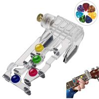 Guitar Beginner One-Key Chord Assisted Learning Tools Classical Chord Guitar Chord Practice Tool for Trainer Beginner（with 7picks）