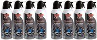 Falcon Dust-Off Electronics Compressed Gas Duster 10 oz (4 Pack) [New Improved Version] (10 oz (8 Pack) (2-Unit))