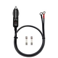 SCCKE Heavy-Duty 14AWG 15A Male Plug Cigarette Lighter Adapter Power Supply Cord with 2ft / 0.6m 14 AWG Cable Wire for Car Inverter Air Pump Electric Cup and DIY