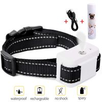 Dog Bark Collar, Jing Cheng Compact Anti-Bark Dog Spray Bark Collar with Auto-Barking Detection , Adjustable Sensitivity, Humane, Rechargeable and Waterproof for Small Medium Large Dogs