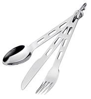 GSI Outdoors Glacier Stainless 3 Pieces Ring Cutlery
